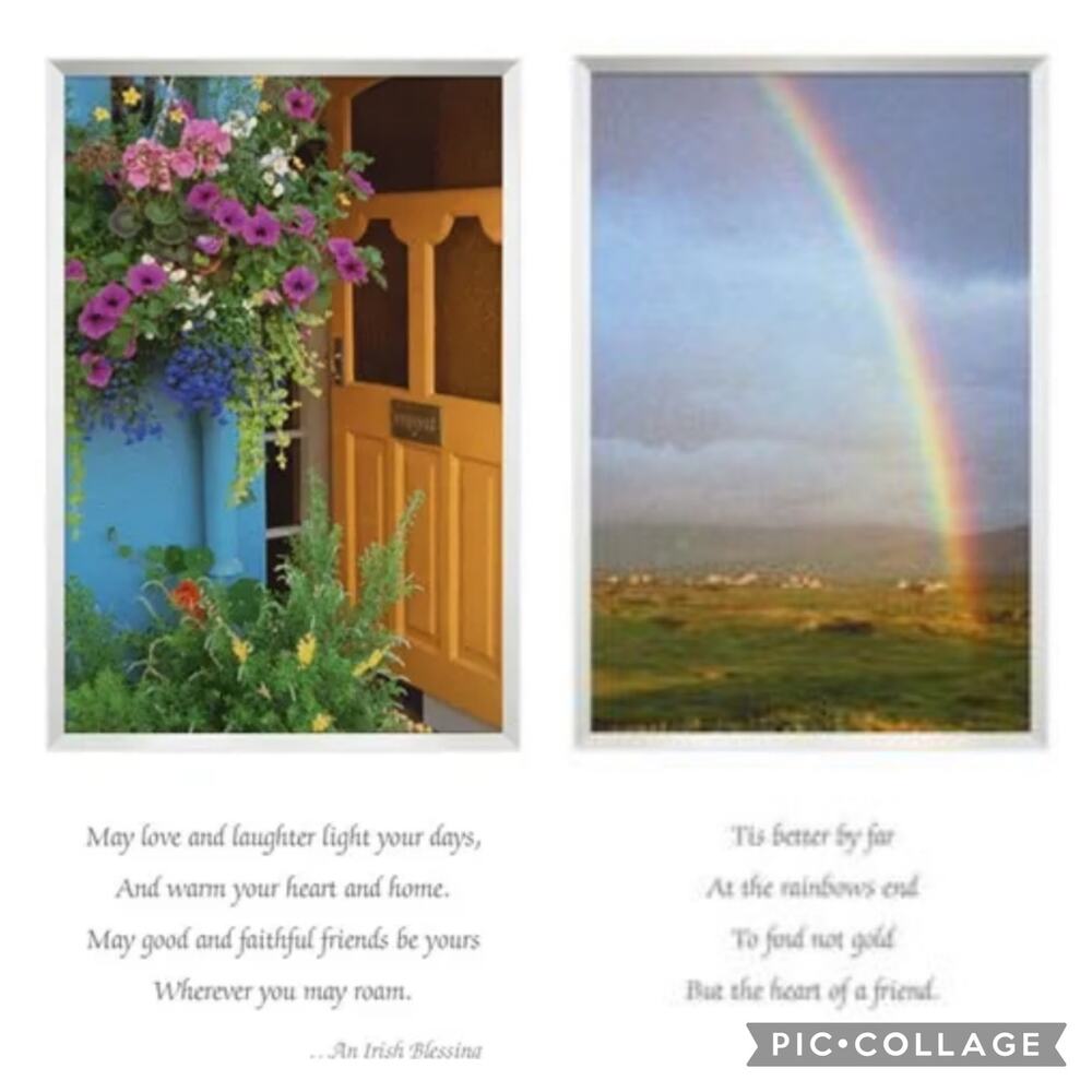 CELTIC IMAGES PHOTOGRAPHY IRISH BLESSING FRAMED (FRIEND) 2 frames boxed
